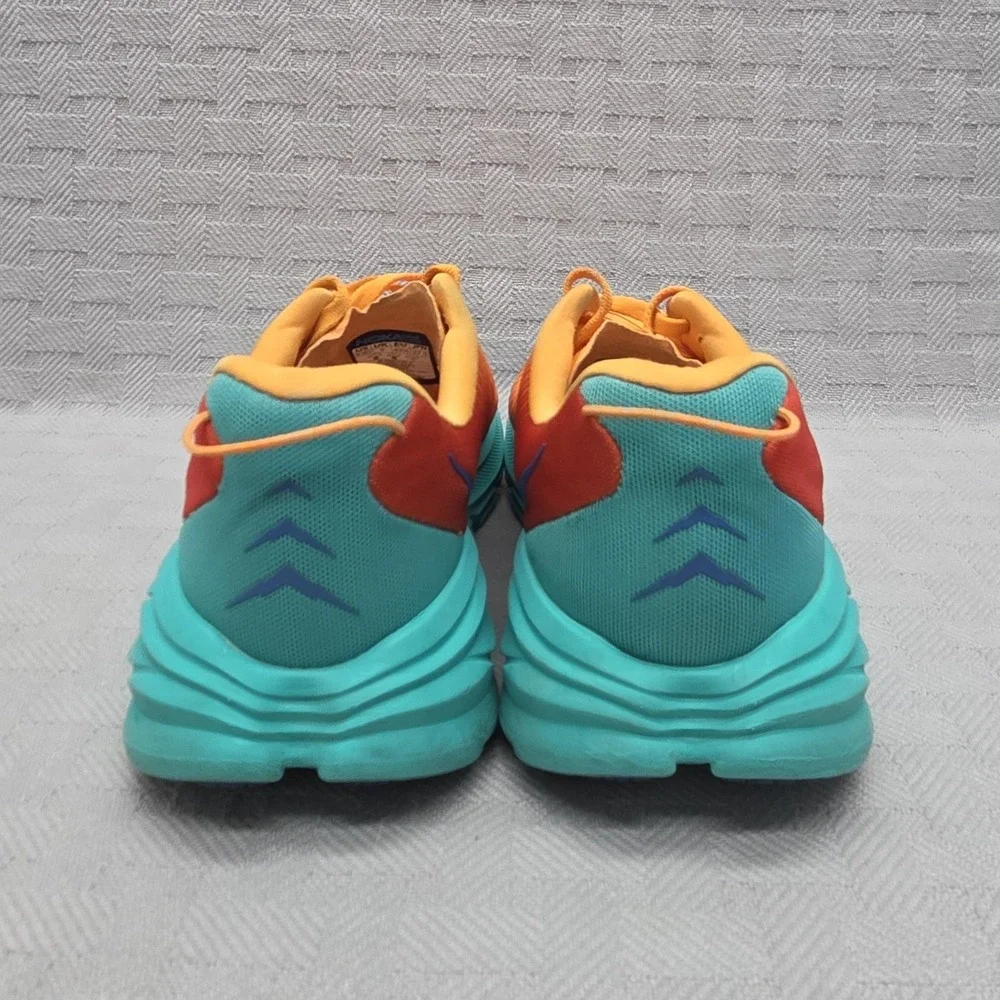 Hoka One Rincon 3 Orange Mens Size 9.5 Lightweight Running Shoe Trainer